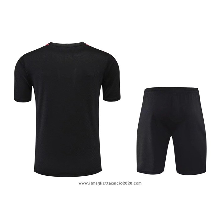 Tuta da Track Bayern Monaco Manica Corta 2022 2023 Nero - Pantalon Corto